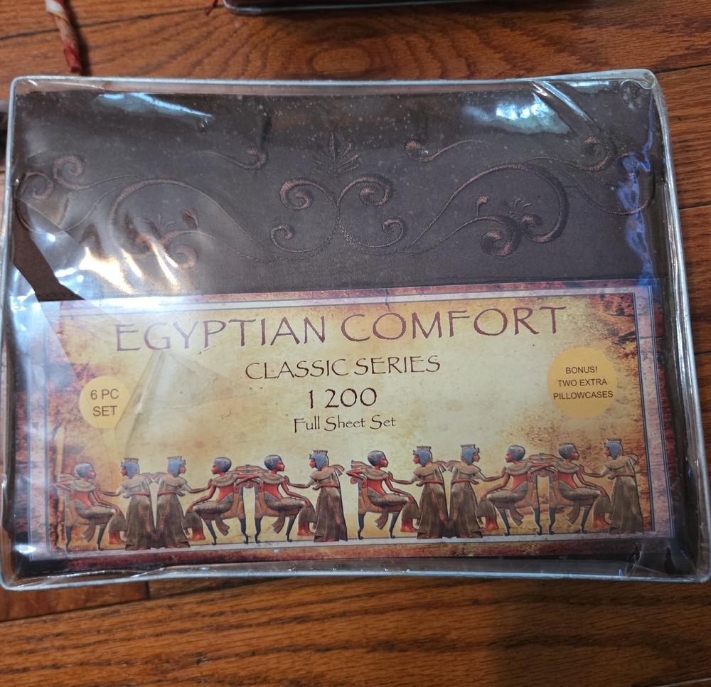 Egyptian Comfort Classic Series 1200 Full Sheet Set - Brown